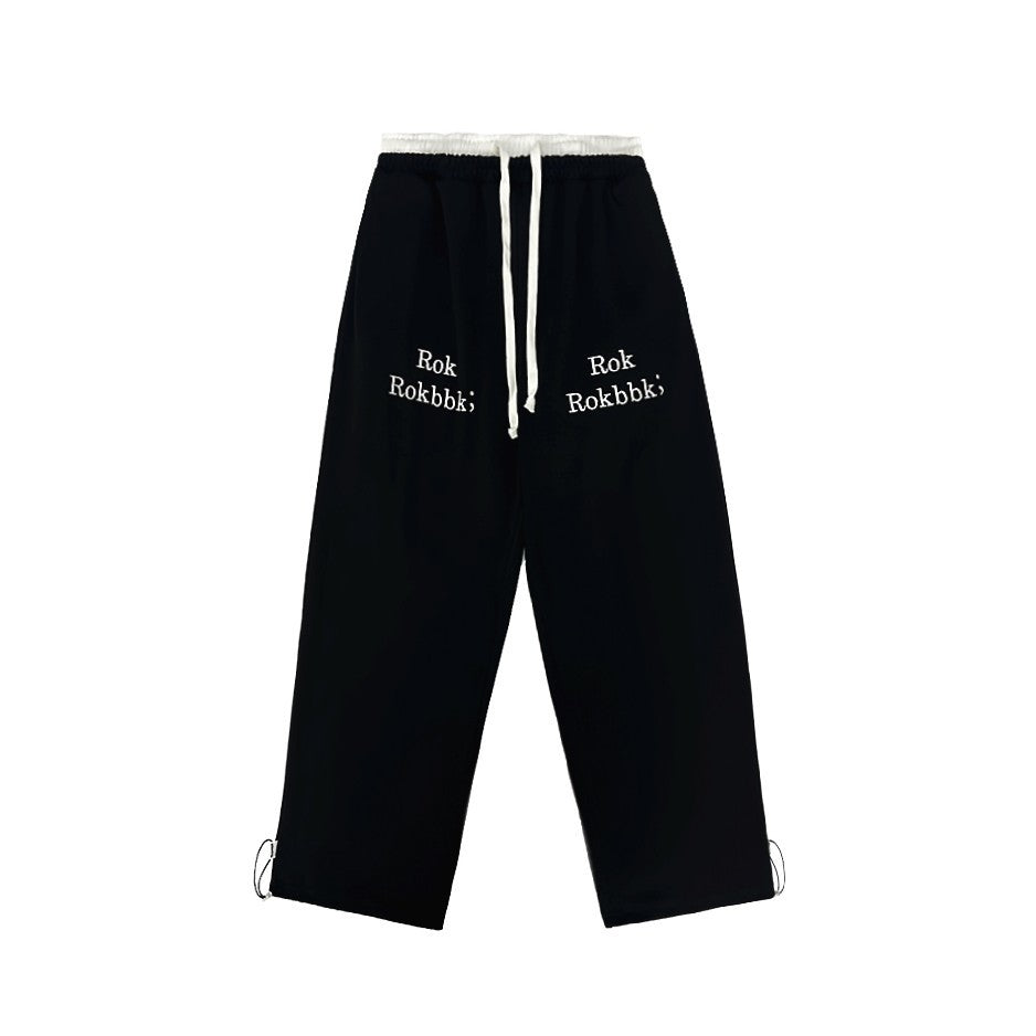 ROKBBK-K/Rokbbk-K Street Dance Fashion Brand Jazz DancejazzDouble Waist Printed TrousershiphopWomen's Sports Suit
