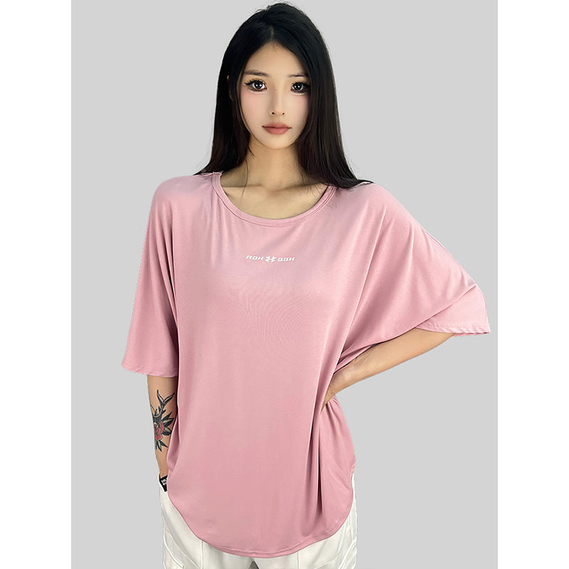 ROKBBK-K/Rokbbk-K Street Dance Fashion Brand Lazy BacklesshiphopStreet Dance Clothing Women's Jazz Sports Top