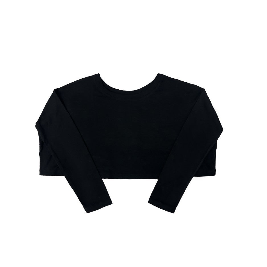 ROKBBK-K/Rokbbk-K Hip Hop Fashion Brand Solid Color Clean Version Lazy Dancing Long Sleeve WomenjazzSports casual top