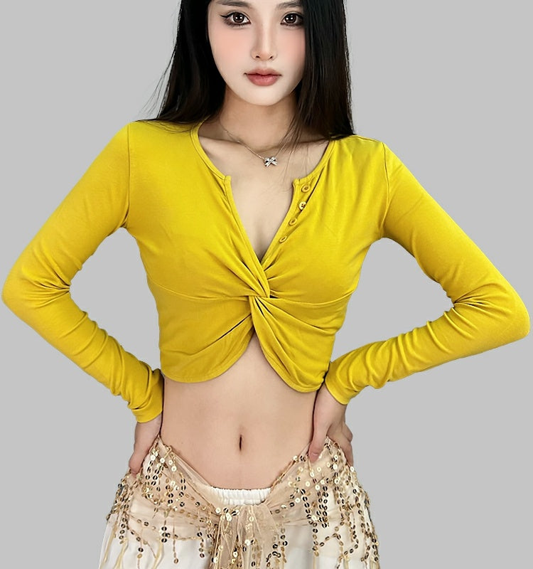 ROKBBK-K/Rokbbk-K Street Dance Fashion Brand Cross Design JazzjazzDancing TophiphopSports Women's Clothing