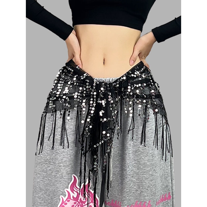 ROKBBK－K/Rokbbk-K Street Dance Fashion Brand Dice Printing Dancing JazzjazzTrousers Women's Sports Suit Clothing