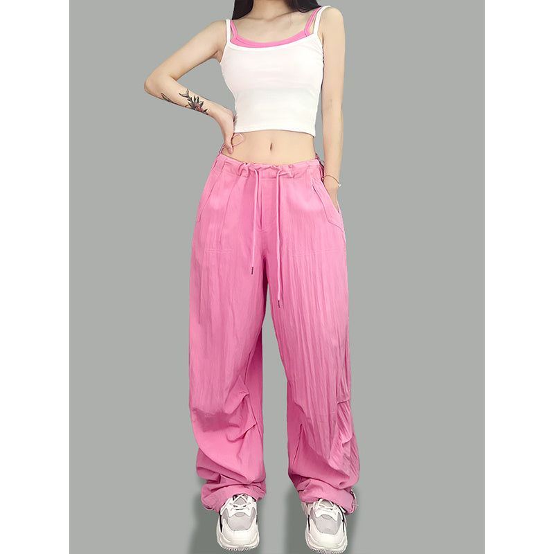 ROKBBK-K/Rokbbk-K Street Dance Fashion Brand Summer Sun Protection JazzhiphopTrousers Women's Sports Dancing Quick-Dry Pants