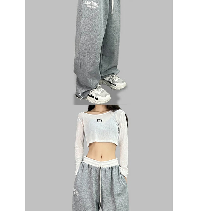ROKBBK-K/Rokbbk-K Street Dance Fashion Brand Double Waist Contrast Color JazzjazzDancing SportshiphopWomen's Fashionable Trousers