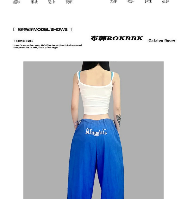ROKBBK-K/Rokbbk-K Street Dance Fashion Brand Summer Sun Protection JazzhiphopTrousersjazzDancing Sports Women's Pants