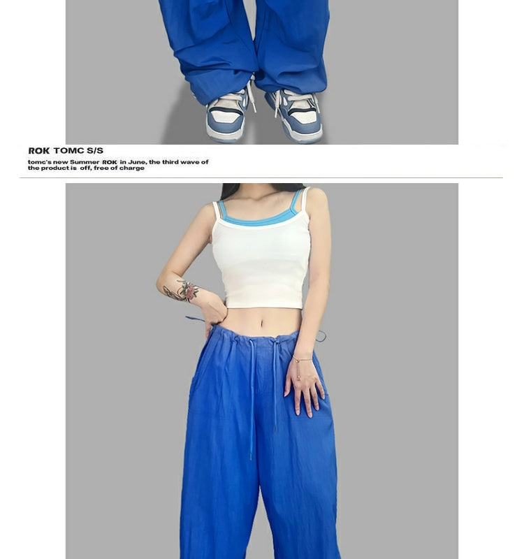 ROKBBK-K/Rokbbk-K Street Dance Fashion Brand Summer Sun Protection JazzhiphopTrousersjazzDancing Sports Women's Pants