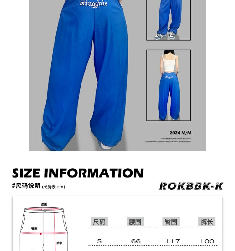 ROKBBK-K/Rokbbk-K Street Dance Fashion Brand Summer Sun Protection JazzhiphopTrousersjazzDancing Sports Women's Pants