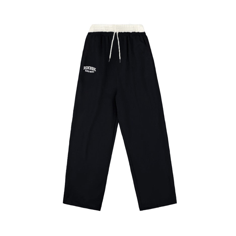 ROKBBK-K/Rokbbk-K Street Dance Fashion Brand Double Waist Contrast Color JazzjazzDancing SportshiphopWomen's Fashionable Trousers