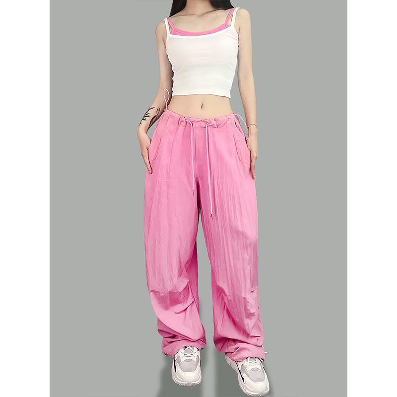 ROKBBK-K/Rokbbk-K Street Dance Fashion Brand Summer Sun Protection JazzhiphopTrousers Women's Sports Dancing Quick-Dry Pants