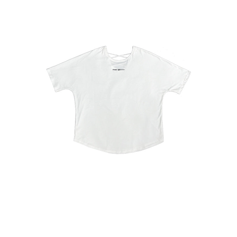 ROKBBK-K/Rokbbk-K Street Dance Fashion Brand Lazy BacklesshiphopStreet Dance Clothing Women's Jazz Sports Top