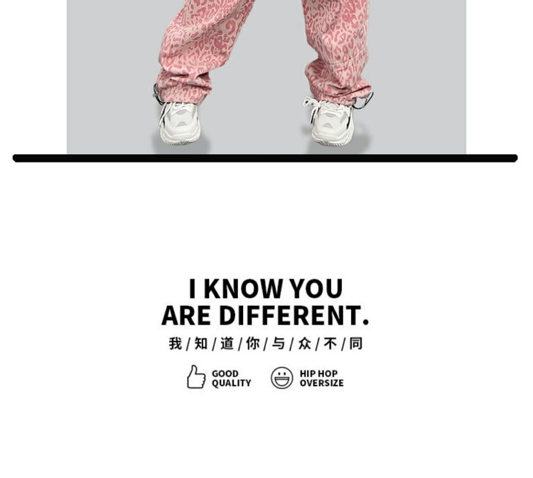 ROKBBK-K/Rokbbk-K Street Dance Fashion Brand Personality Pattern Street DancehiphopCasual Pants Women's FashionjazzTrousers