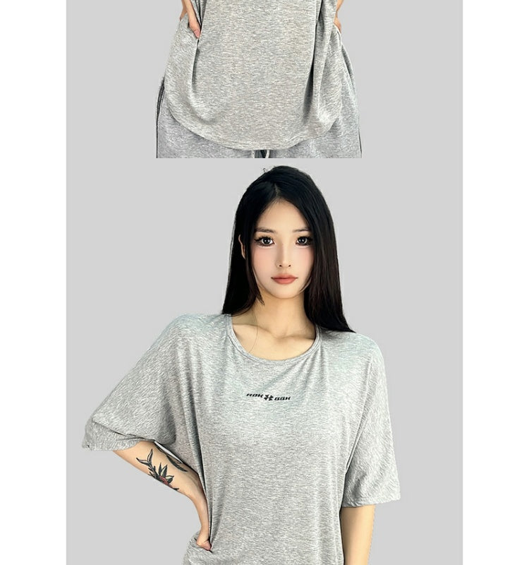 ROKBBK-K/Rokbbk-K Street Dance Fashion Brand Lazy BacklesshiphopStreet Dance Clothing Women's Jazz Sports Top