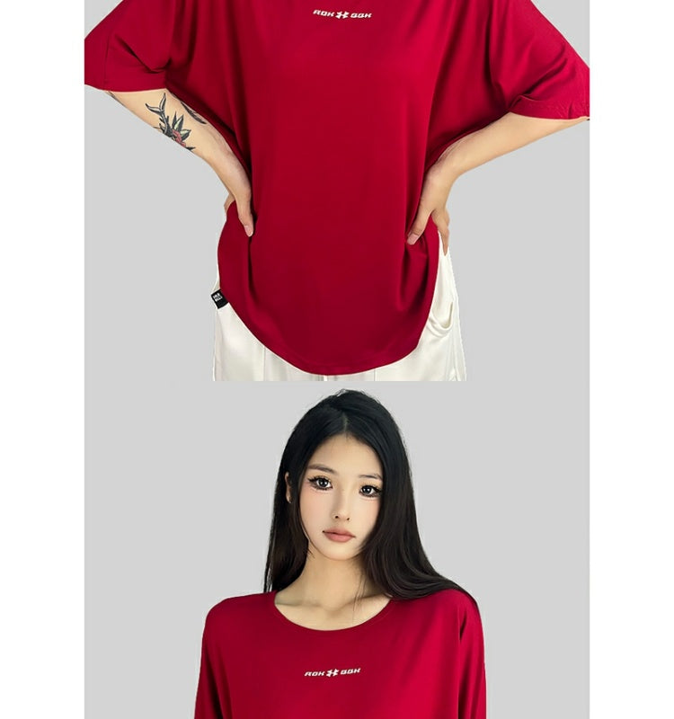 ROKBBK-K/Rokbbk-K Street Dance Fashion Brand Lazy BacklesshiphopStreet Dance Clothing Women's Jazz Sports Top