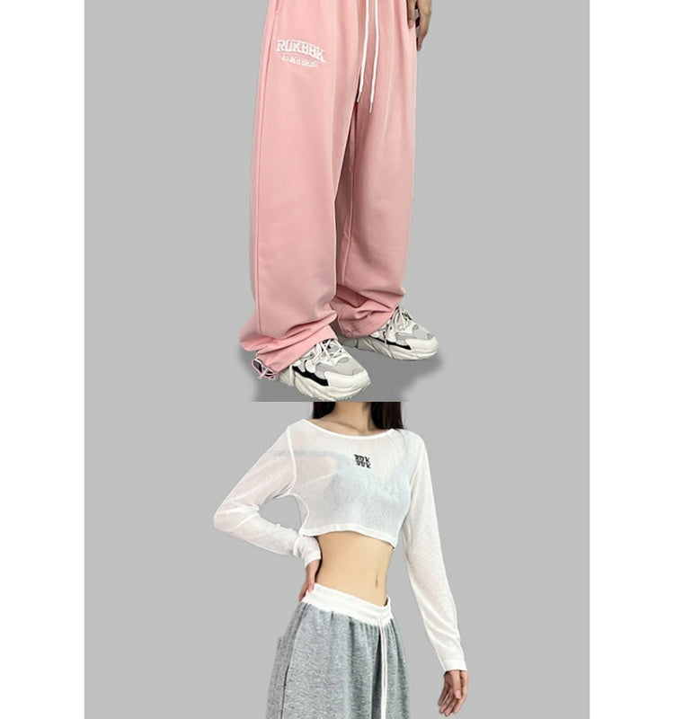 ROKBBK-K/Rokbbk-K Street Dance Fashion Brand Double Waist Contrast Color JazzjazzDancing SportshiphopWomen's Fashionable Trousers