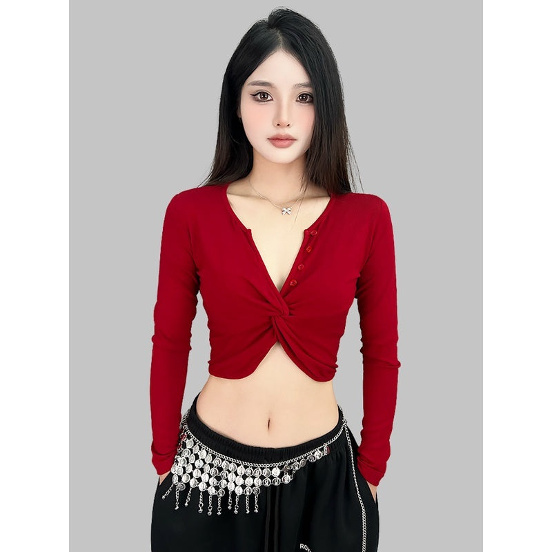 ROKBBK-K/Rokbbk-K Street Dance Fashion Brand Cross Design JazzjazzDancing TophiphopSports Women's Clothing