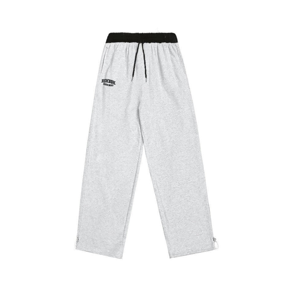 ROKBBK-K/Rokbbk-K Street Dance Fashion Brand Double Waist Contrast Color JazzjazzDancing SportshiphopWomen's Fashionable Trousers