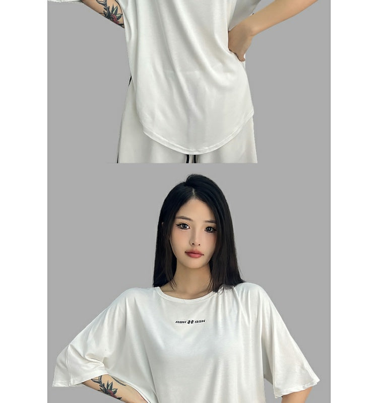 ROKBBK-K/Rokbbk-K Street Dance Fashion Brand Lazy BacklesshiphopStreet Dance Clothing Women's Jazz Sports Top